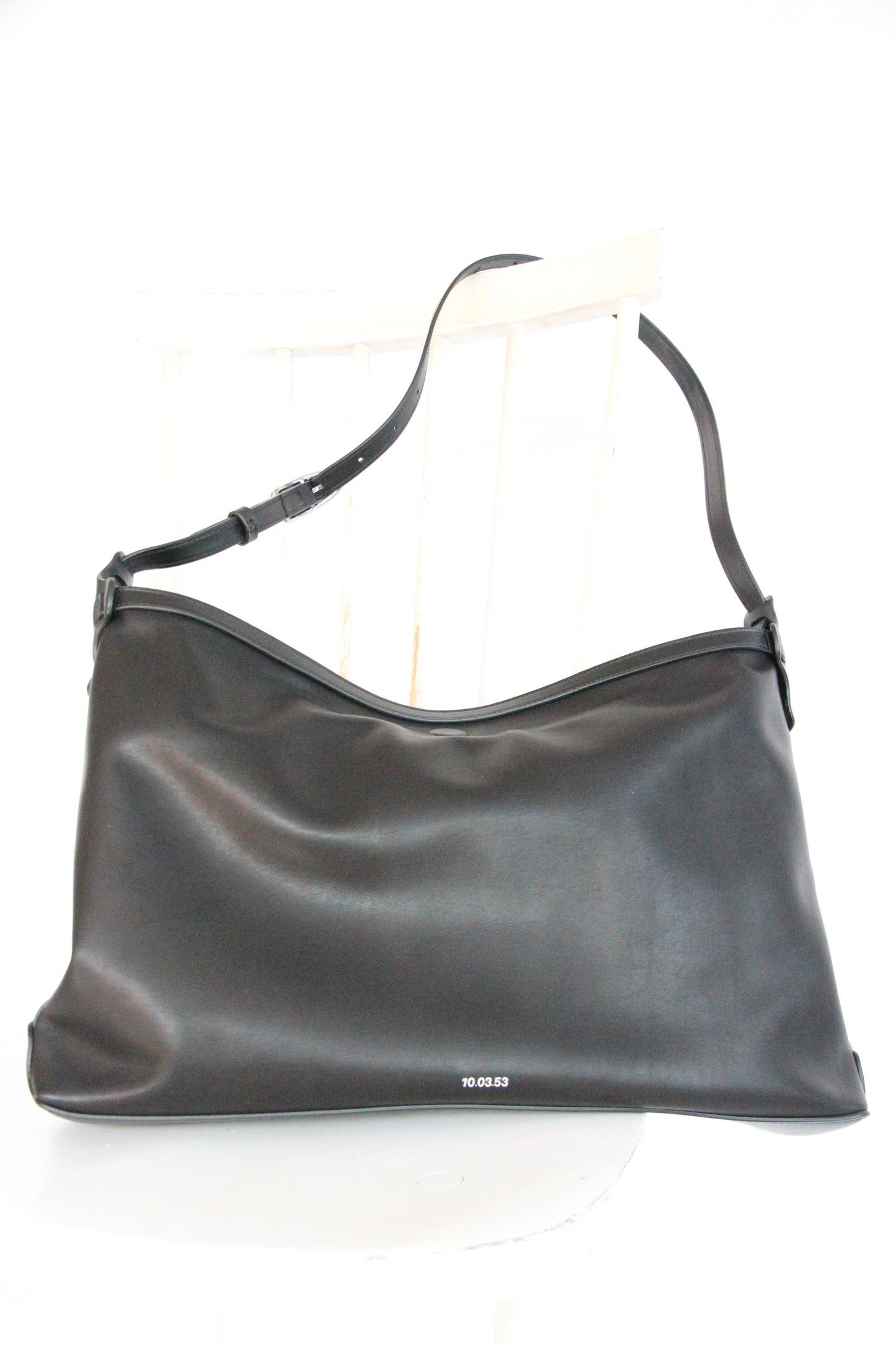 10.03.53 HOBO SOFT / BLACK 48cm×28cm×6.5cm