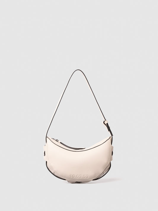 10.03.53 HALF-MOON / OFF-WHITE 26×13×11cm