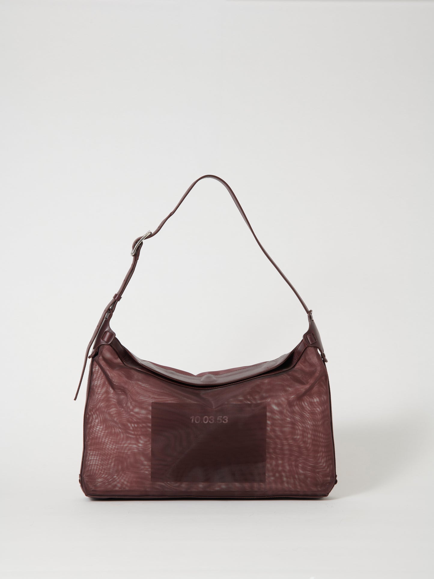 10.03.53 HOBO SOFT / SHADOW  BURGUNDY  48×28×6.5cm