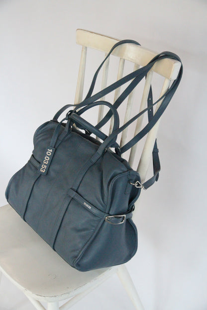 10.03.53 BLVD BAG / BLUE  50×40×10cm