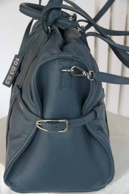 10.03.53 BLVD BAG / BLUE  50×40×10cm