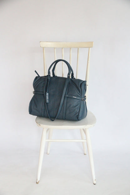 10.03.53 BLVD BAG / BLUE  50×40×10cm