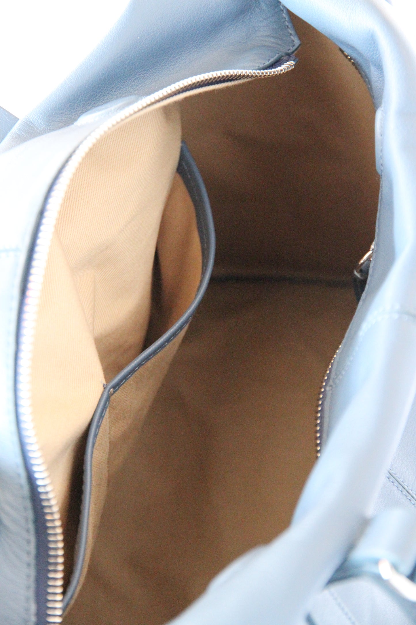 10.03.53 BLVD BAG / BLUE  50×40×10cm