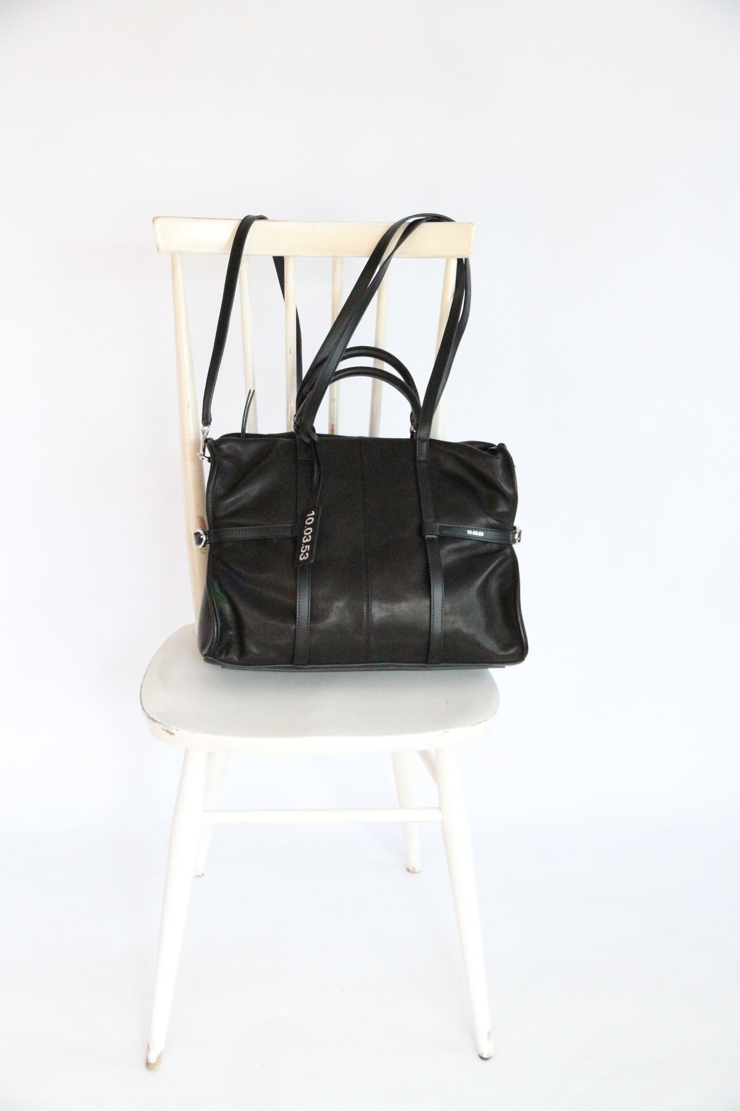 10.03.53 BLVD BAG / BLACK  50×40×10cm