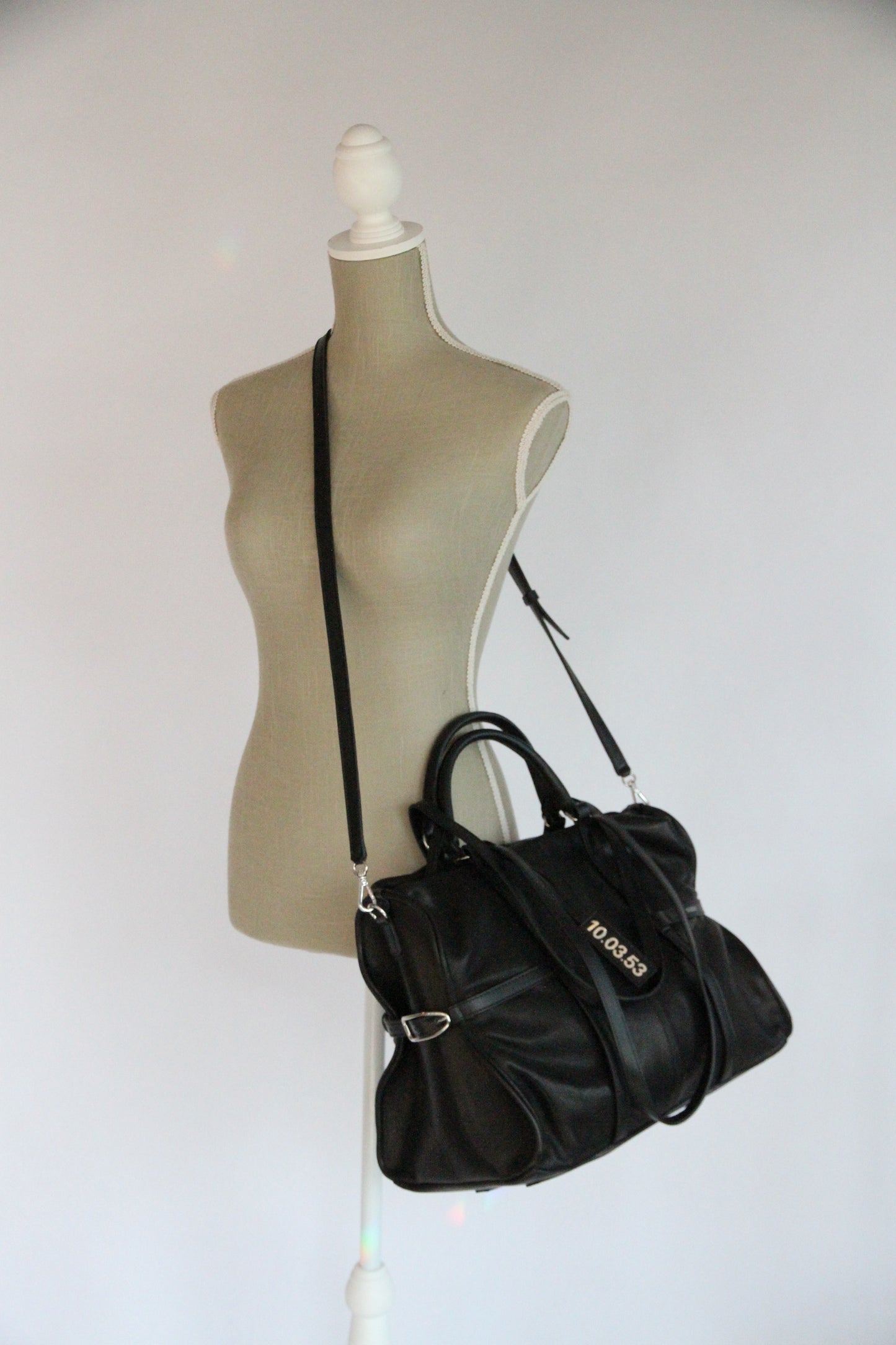 10.03.53 BLVD BAG / BLACK  50×40×10cm