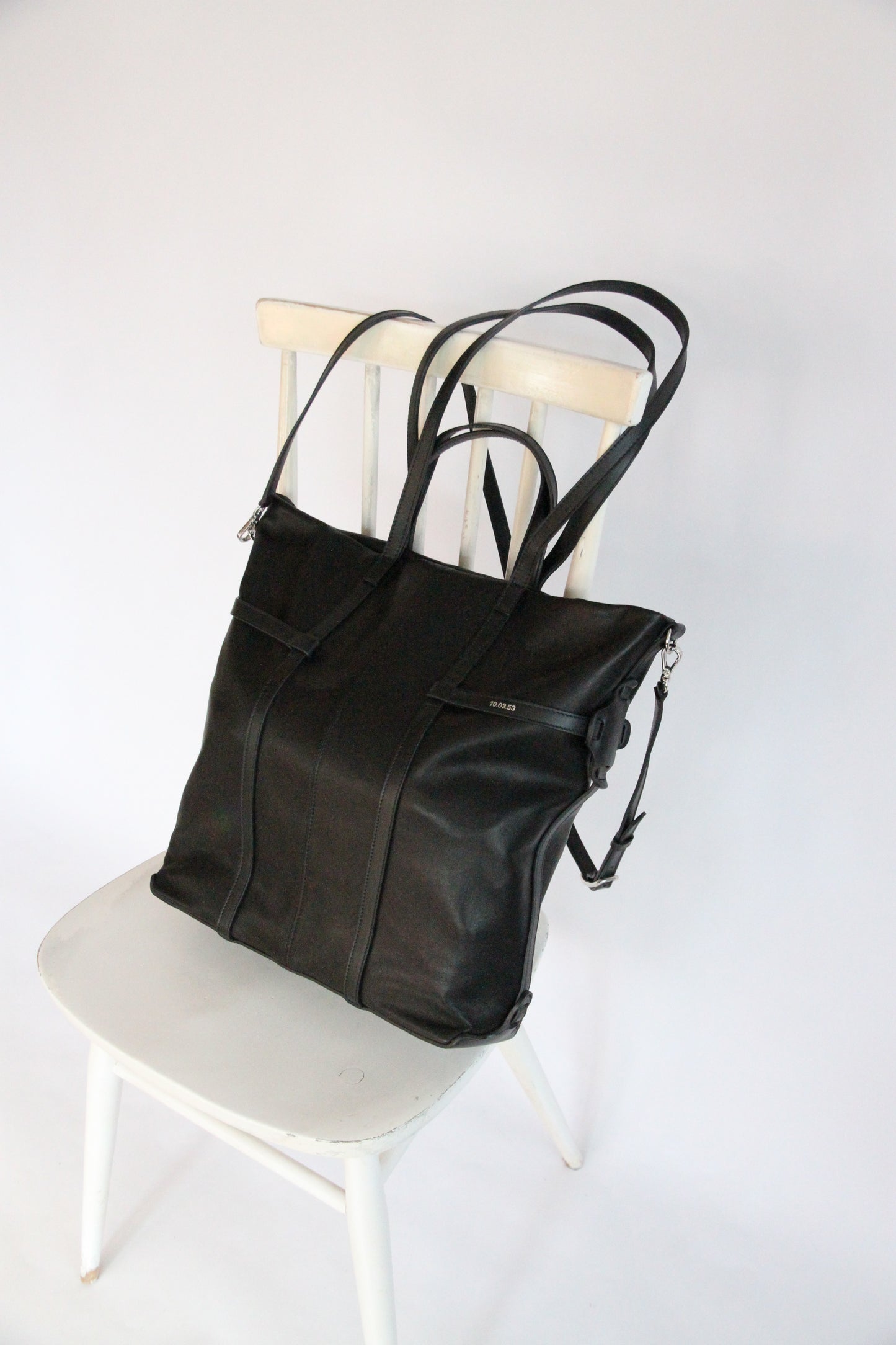 10.03.53 TOTE SOFT / BLACK  50×40×10cm