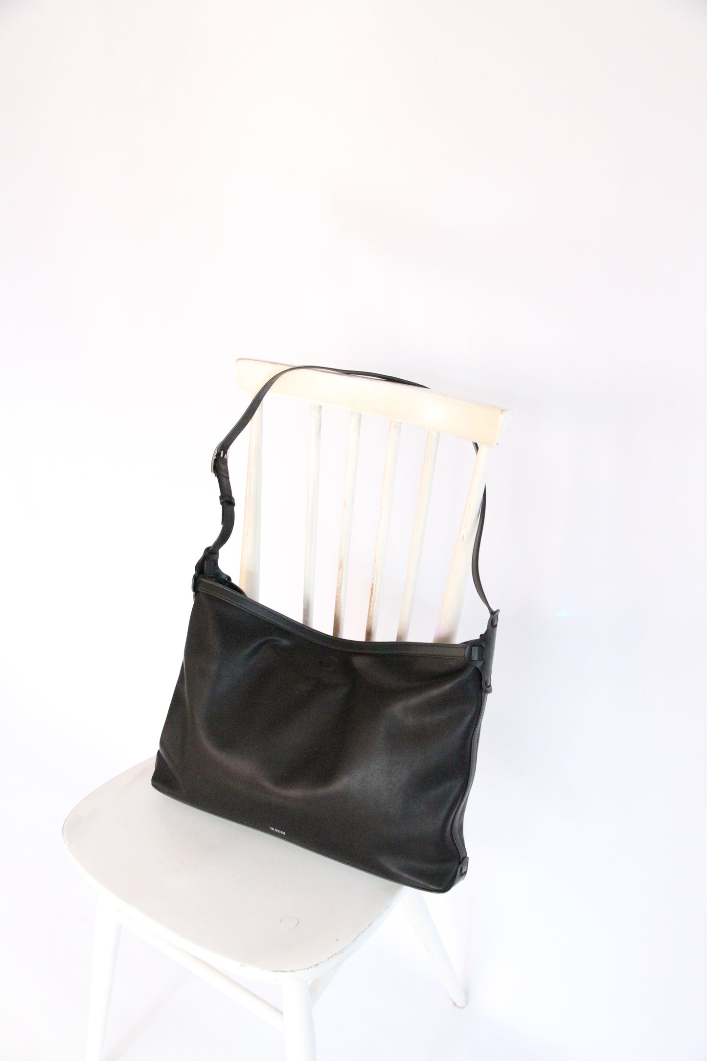 10.03.53 HOBO SOFT / BLACK  48cm×28cm×6.5cm