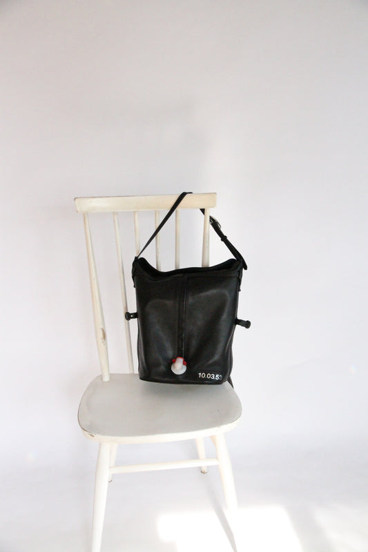 10.03.53 WINE BOX BAG/BLACK  32×32×15cm