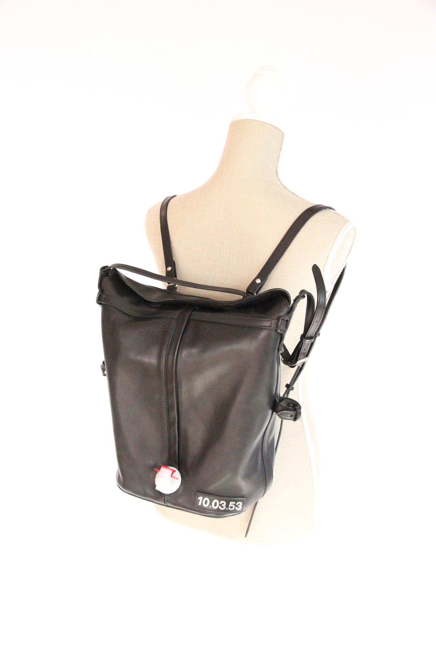 10.03.53 WINE BOX BAG/BLACK  32×32×15cm