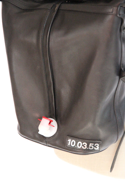 10.03.53 WINE BOX BAG/BLACK  32×32×15cm