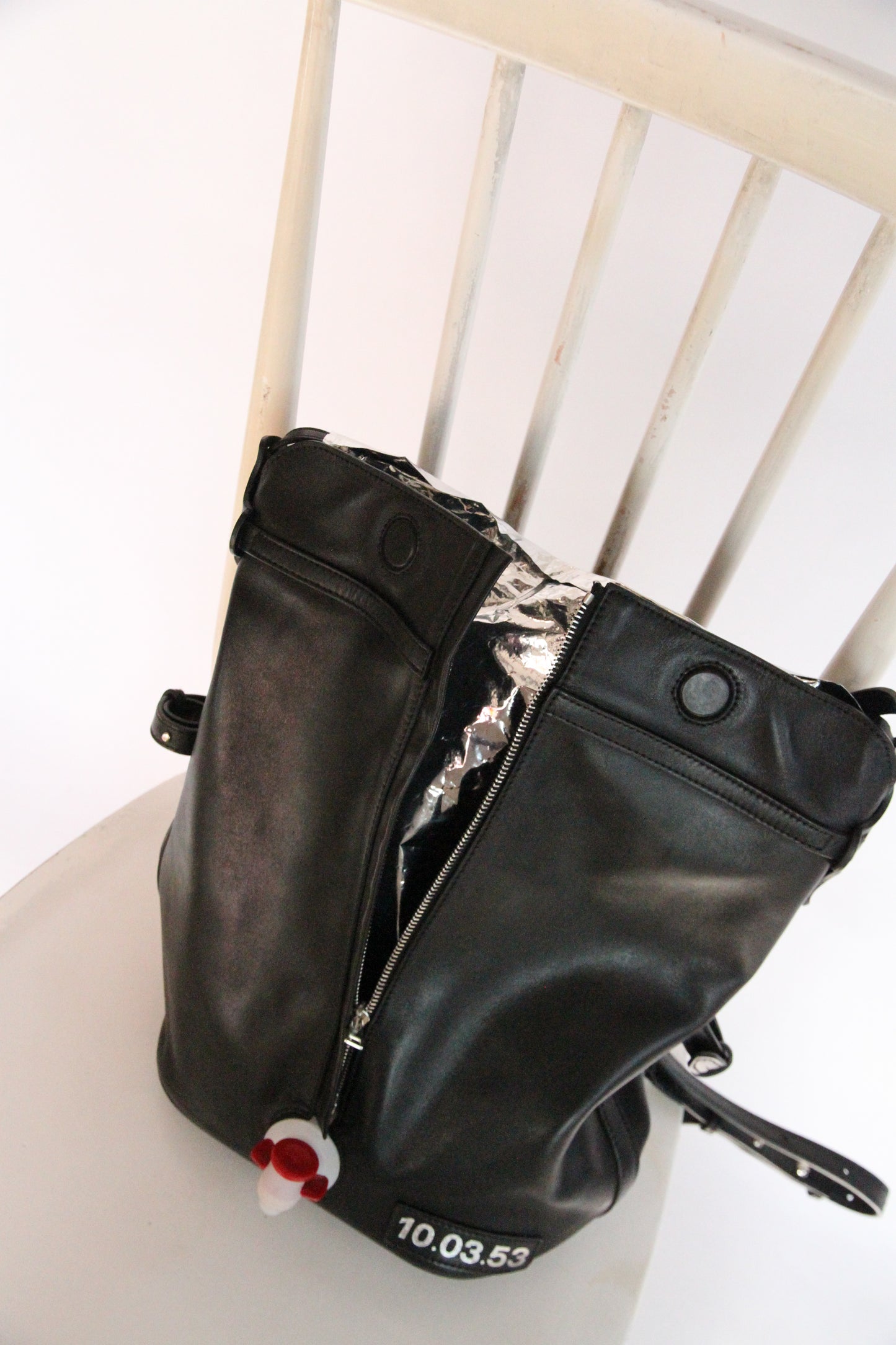 10.03.53 WINE BOX BAG/BLACK  32×32×15cm
