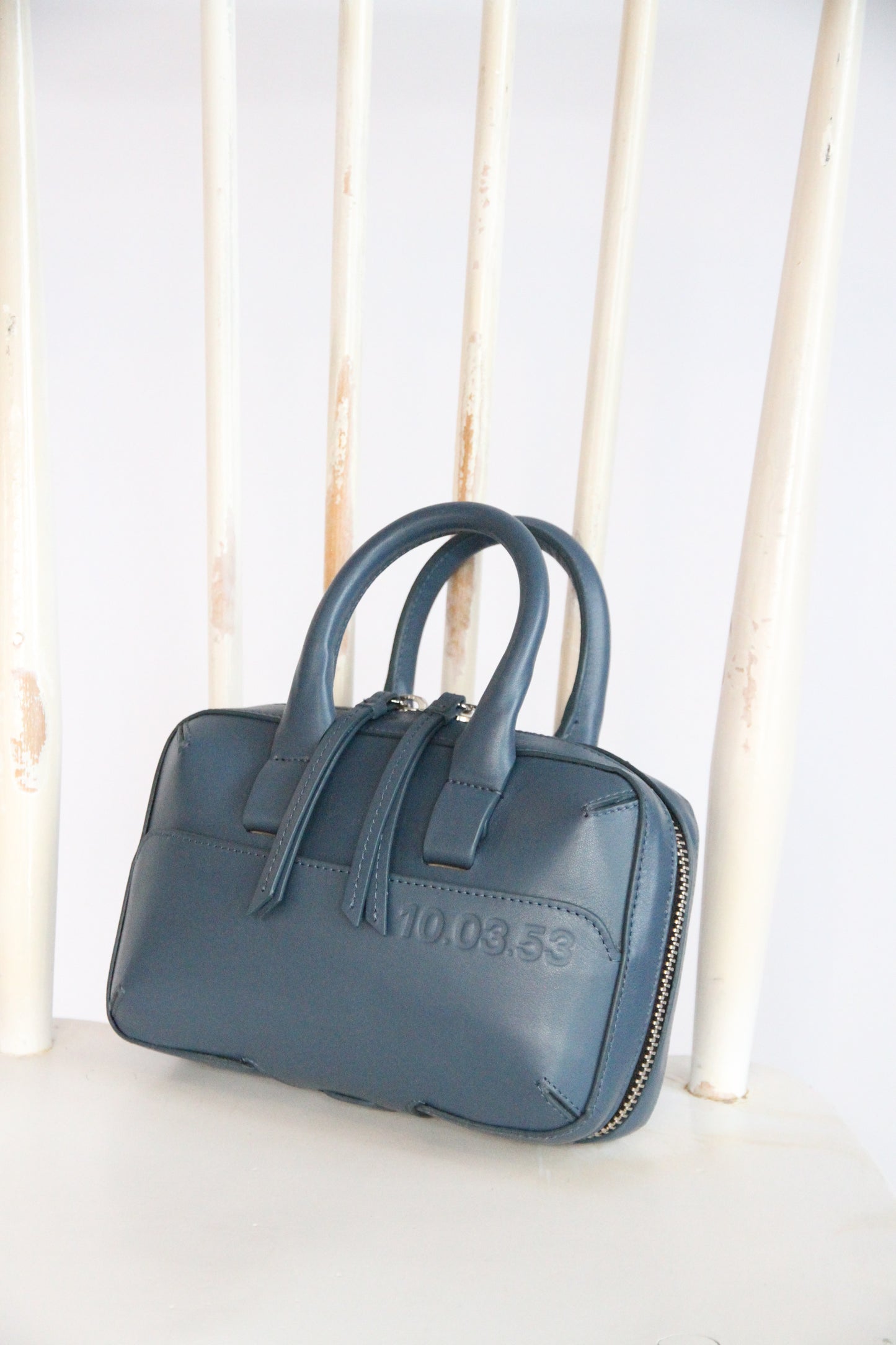 10.03.53 MINI BRIEF-CASE / BLUE  24×15×6cm
