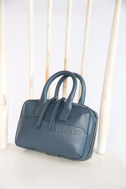 10.03.53 MINI BRIEF-CASE / BLUE  24×15×6cm