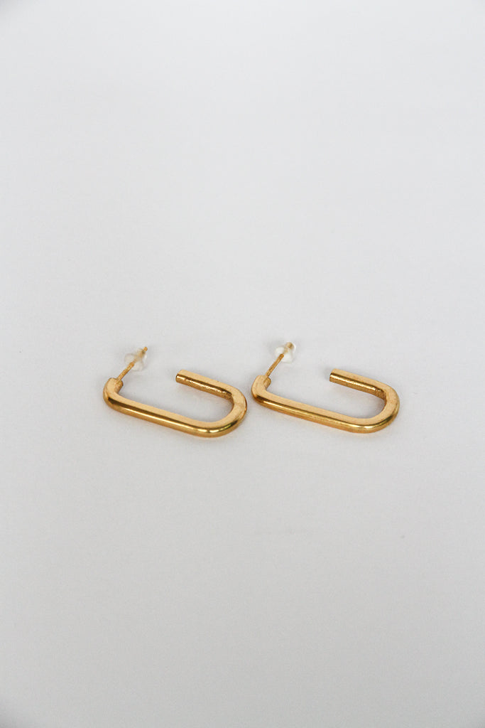 24K Gold Plated Pierce【Bend】by Aakar