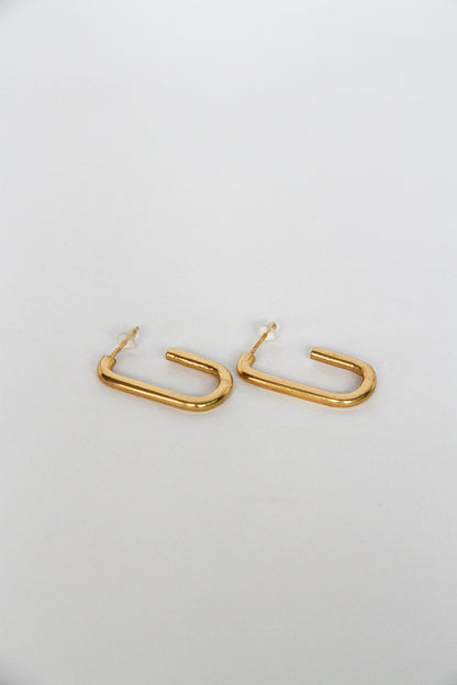 24K Gold Plated Pierce【Bend】by Aakar