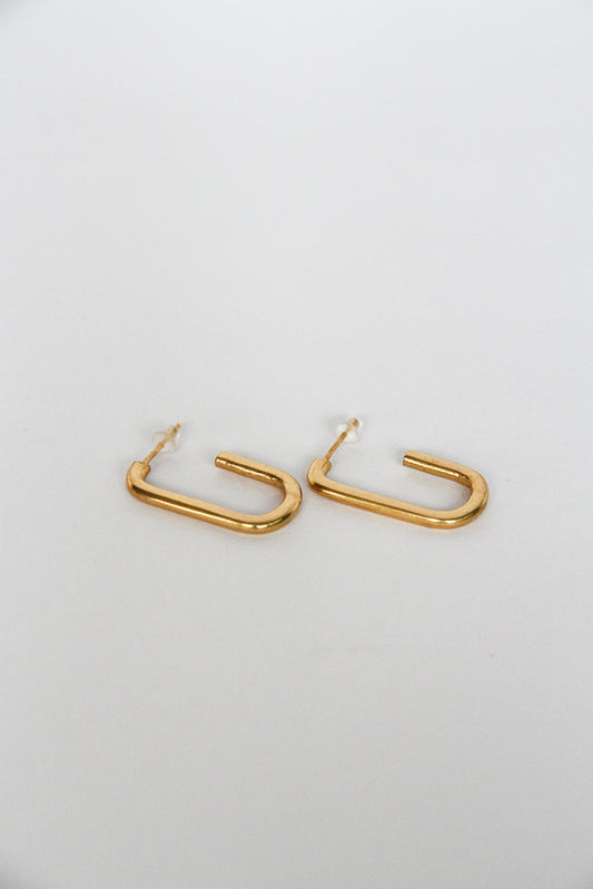 24K Gold Plated Pierce【Bend】by Aakar