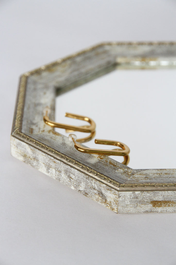 24K Gold Plated Pierce【Bend】by Aakar