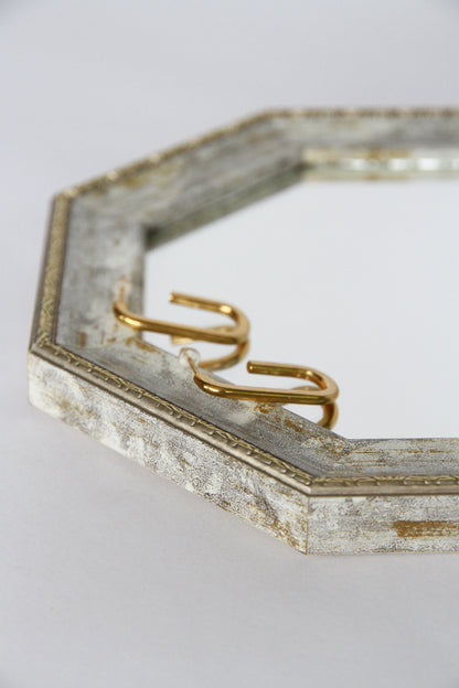 24K Gold Plated Pierce【Bend】by Aakar