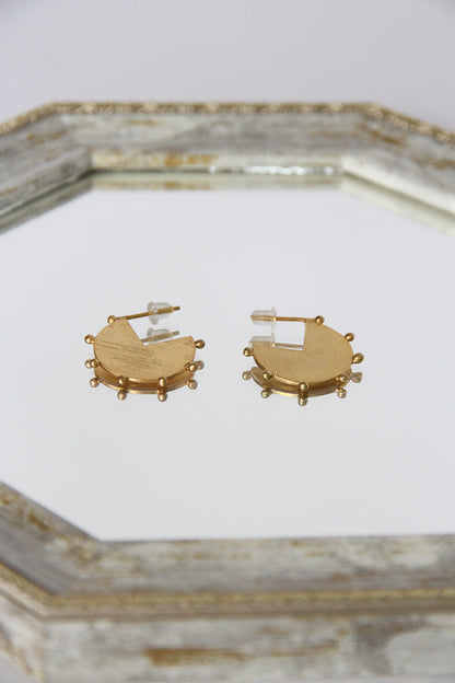 24K Gold Plated Pierce【Dawn】by Aakar