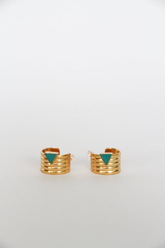 24K Gold Plated Pierce【Oasis】by Aakar