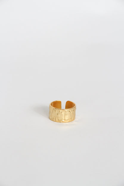 24K Gold Plated Ring【Terra】by Aakar