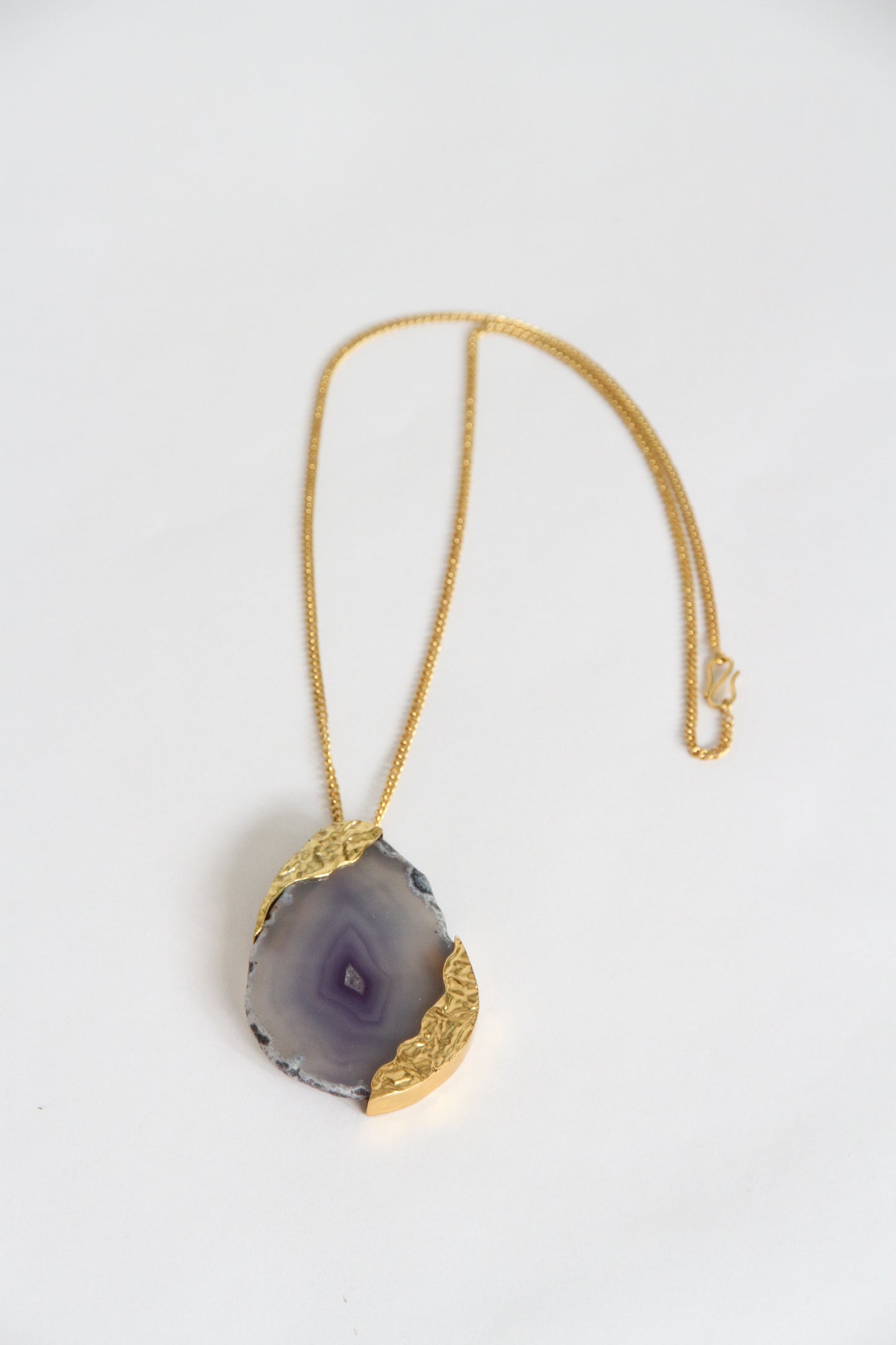 24K Gold Plated Agete Necklace by Aakar