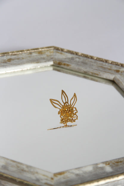 24K Gold Plated Pin【Blossom】by Aakar
