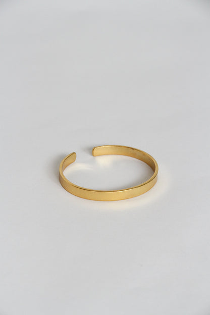 24K Gold Plated Bangle【Plain】by Aakar