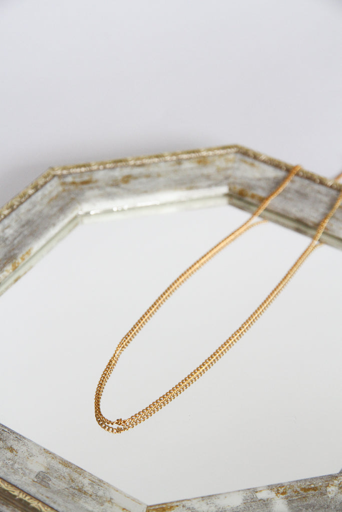 24K Gold Plated Necklace Chain by Aakar