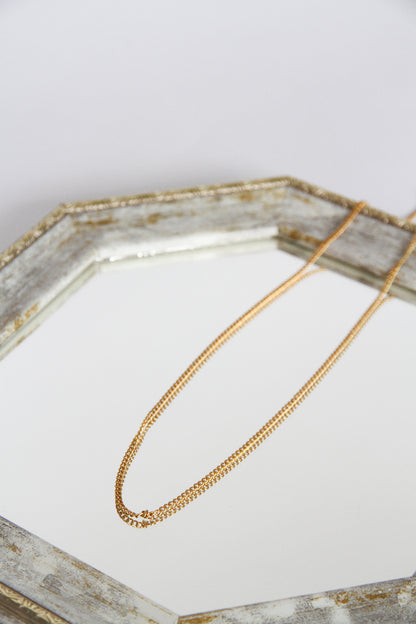 24K Gold Plated Necklace Chain by Aakar